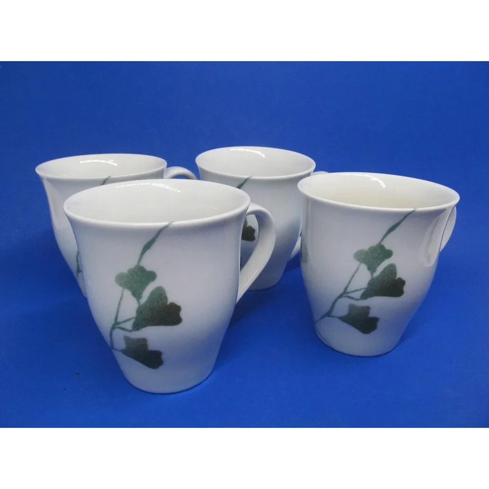 Dansk Whisperwoods Ginko Branch Set Of Four 4